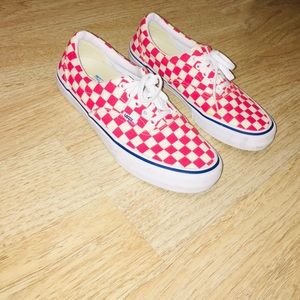 Checkered Vans